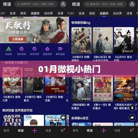 01月微视热门内容盘点