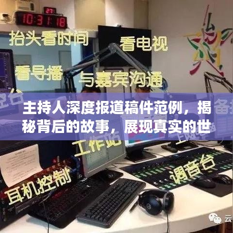 主持人深度报道稿件范例，揭秘背后的故事，展现真实的世界