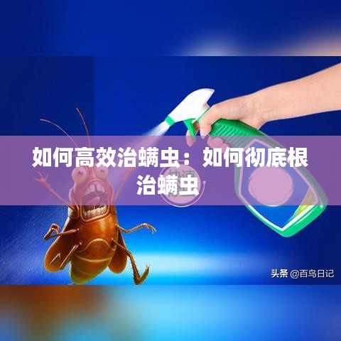 如何高效治螨虫：如何彻底根治螨虫 