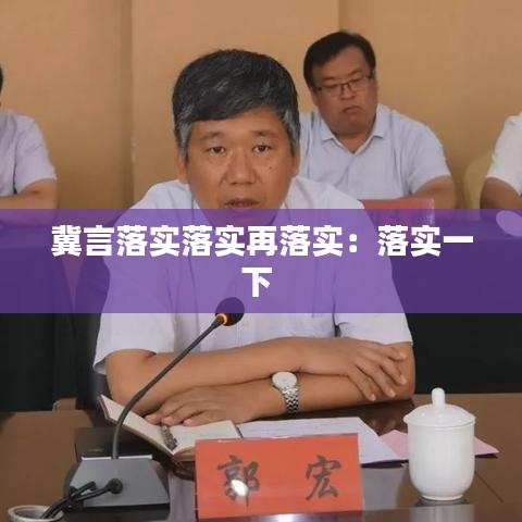 冀言落实落实再落实：落实一下 