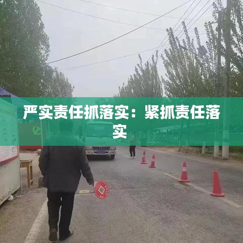严实责任抓落实：紧抓责任落实 