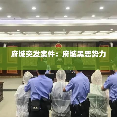 府城突发案件：府城黑恶势力 
