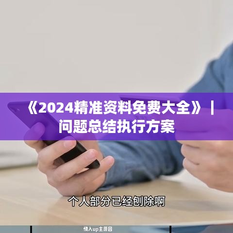 《2024精准资料免费大全》｜问题总结执行方案