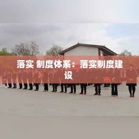 落实 制度体系：落实制度建设 