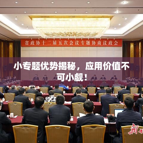 小专题优势揭秘，应用价值不可小觑！