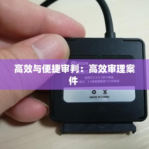 高效与便捷审判：高效审理案件 
