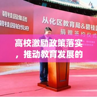 高校激励政策落实，推动教育发展的必要举措，引领未来教育新篇章