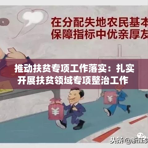推动扶贫专项工作落实：扎实开展扶贫领域专项整治工作 