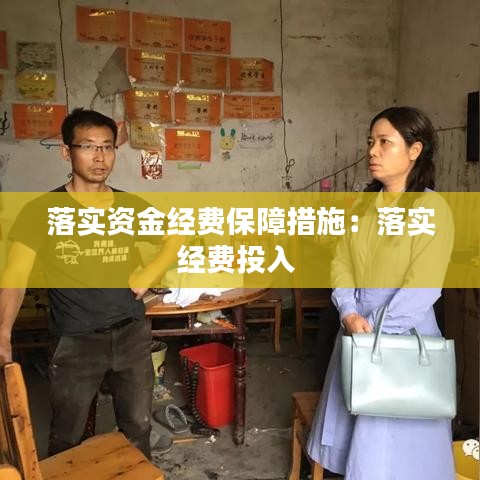 落实资金经费保障措施：落实经费投入 