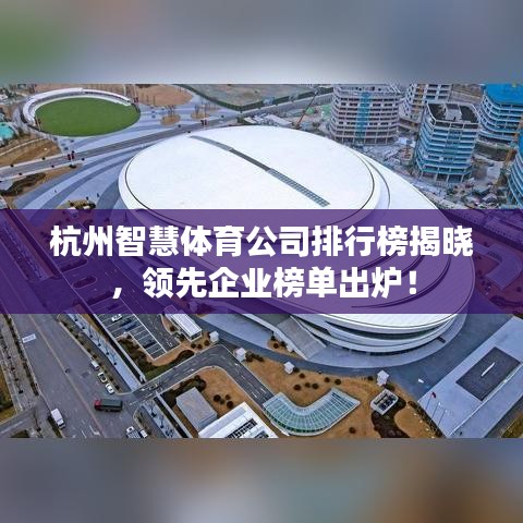 杭州智慧体育公司排行榜揭晓，领先企业榜单出炉！