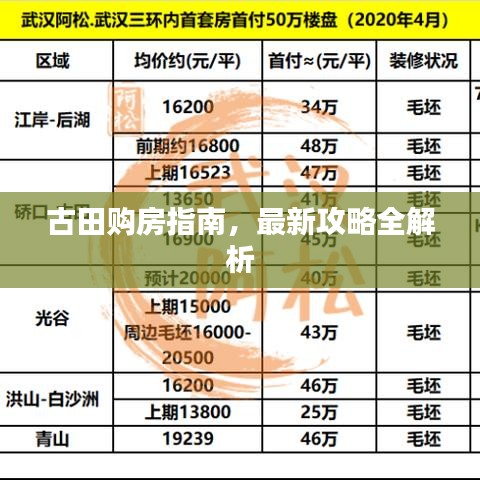 古田购房指南，最新攻略全解析