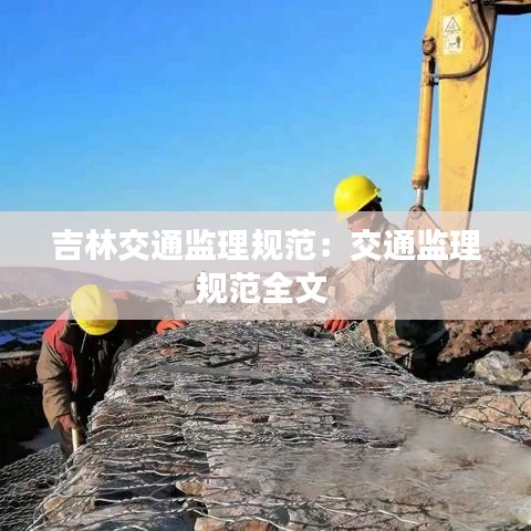 吉林交通监理规范：交通监理规范全文 