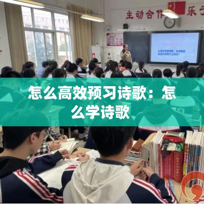 怎么高效预习诗歌：怎么学诗歌 