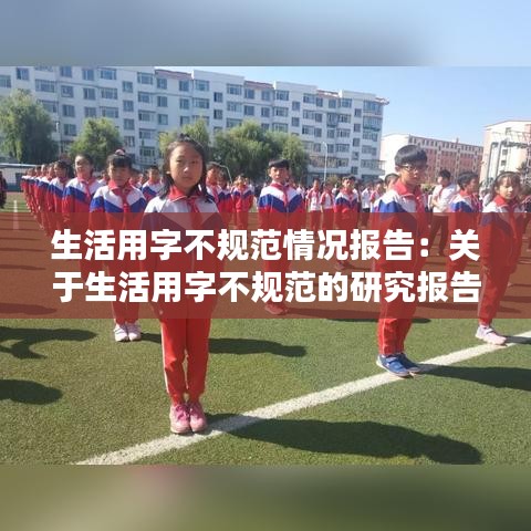生活用字不规范情况报告：关于生活用字不规范的研究报告研究方法 