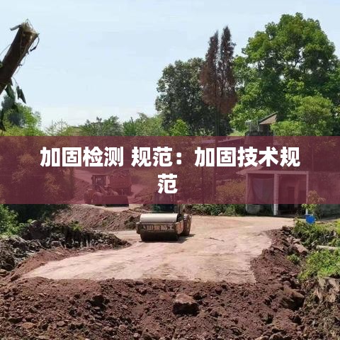 加固检测 规范：加固技术规范 