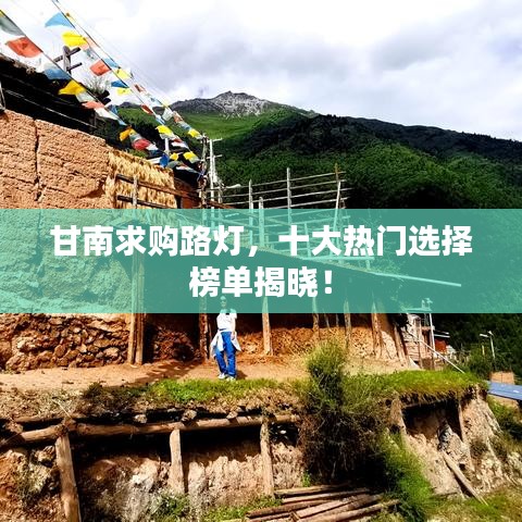 甘南求购路灯，十大热门选择榜单揭晓！