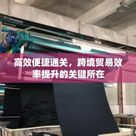 高效便捷通关，跨境贸易效率提升的关键所在
