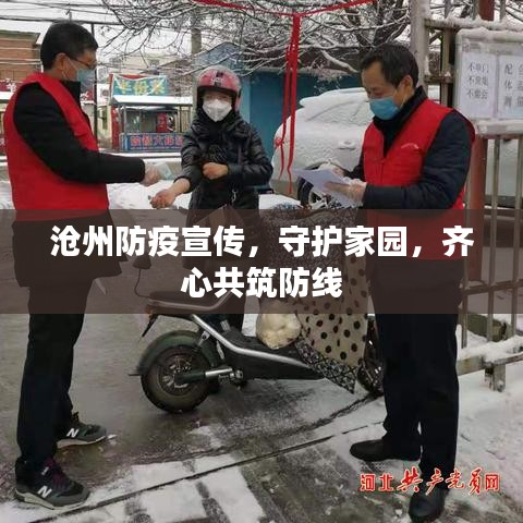沧州防疫宣传，守护家园，齐心共筑防线
