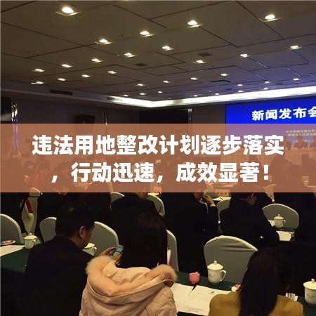 违法用地整改计划逐步落实，行动迅速，成效显著！