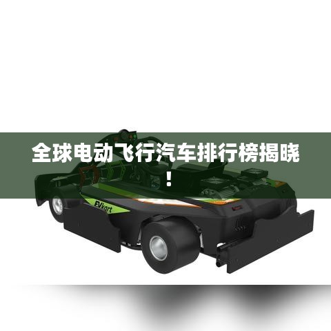 全球电动飞行汽车排行榜揭晓！
