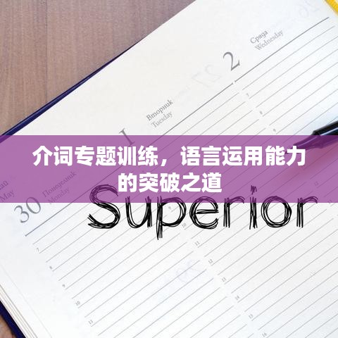 介词专题训练，语言运用能力的突破之道