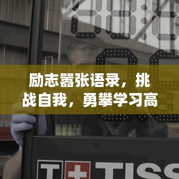 励志嚣张语录，挑战自我，勇攀学习高峰！