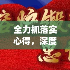全力抓落实心得，深度洞察与执行力的关键