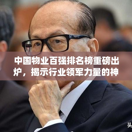 中国物业百强排名榜重磅出炉，揭示行业领军力量的神秘面纱