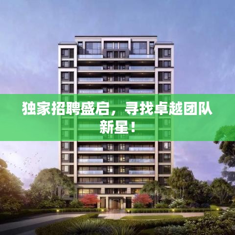 独家招聘盛启，寻找卓越团队新星！