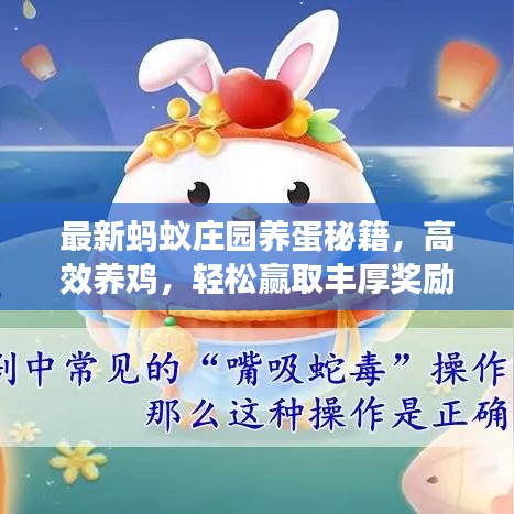 最新蚂蚁庄园养蛋秘籍，高效养鸡，轻松赢取丰厚奖励！