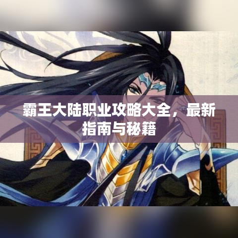 霸王大陆职业攻略大全，最新指南与秘籍
