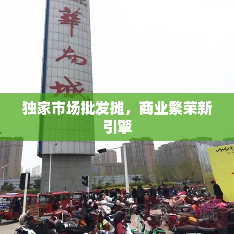 独家市场批发摊，商业繁荣新引擎