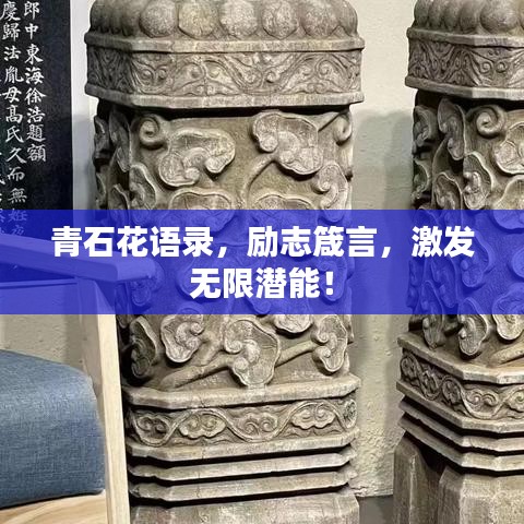 青石花语录，励志箴言，激发无限潜能！