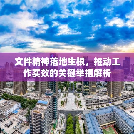 文件精神落地生根，推动工作实效的关键举措解析