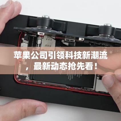 苹果公司引领科技新潮流，最新动态抢先看！